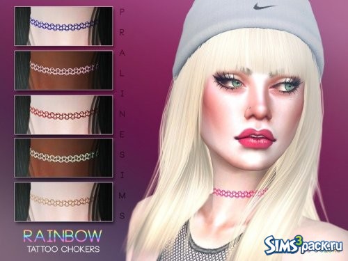 Чокер Rainbow Tattoo от Pralinesims