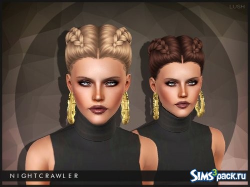 Прическа LUSH от Nightcrawler Sims