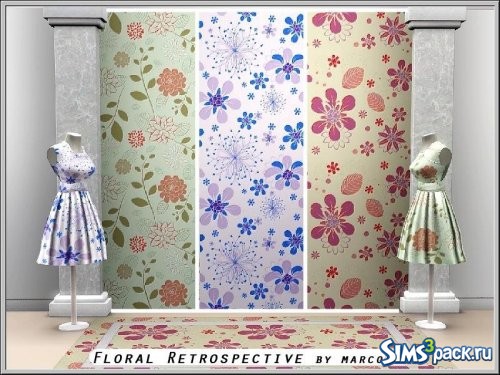 Текстуры Floral Retrospective от marcorse