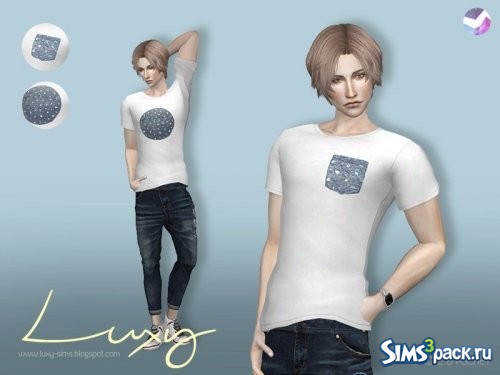 Футболка Circle & Pocket от LuxySims3