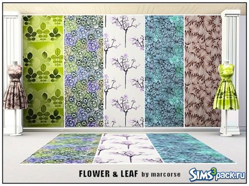 Текстуры Flower & Leaf от marcorse