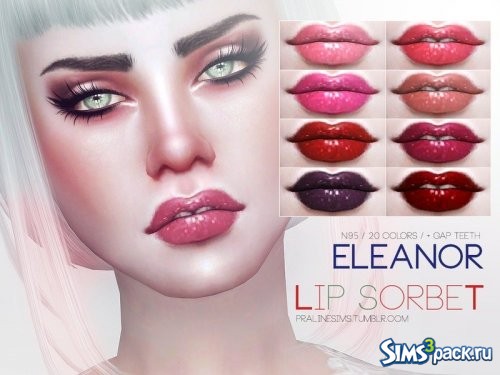 Блеск для губ Eleanor Sorbet № 95 от Pralinesims