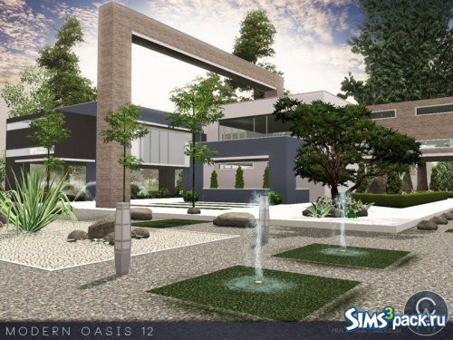 Дом Modern Oasis 12 от Pralinesims