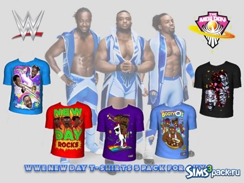 Футболки WWE New Day от Downy Fresh