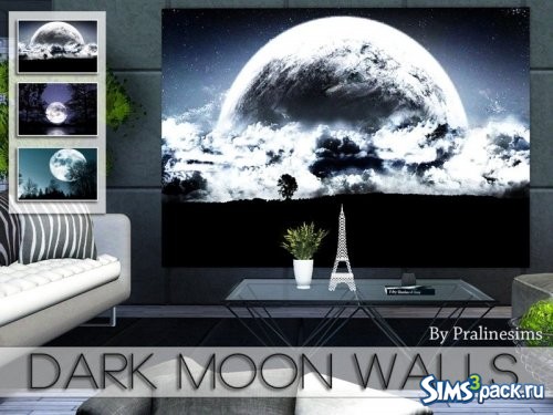 Картины Dark Moon от Pralinesims