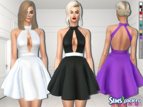 Мини - платье Fluffy от sims2fanbg