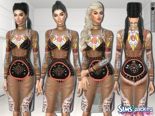 Платье Medium transparent от sims2fanbg