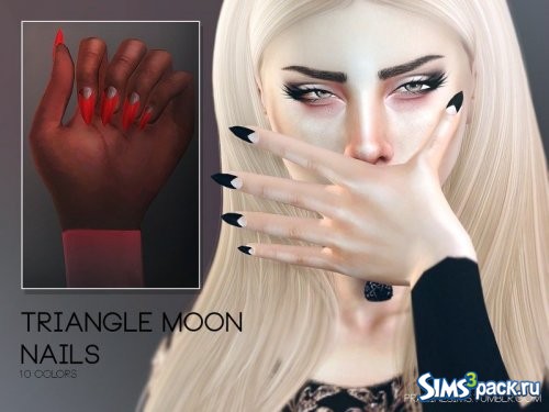 Маникюр Triangle Moon № 17 от Pralinesims