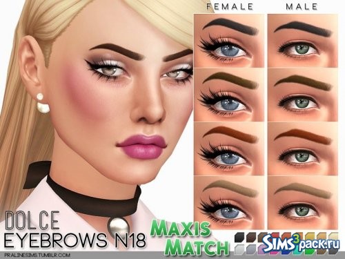 Сет бровей Maxis Match № 02