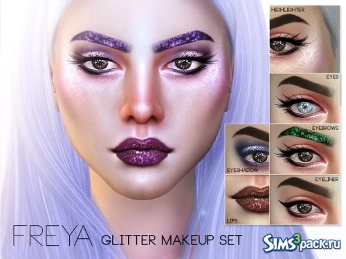 Макияж Freya Glitter от Pralinesims