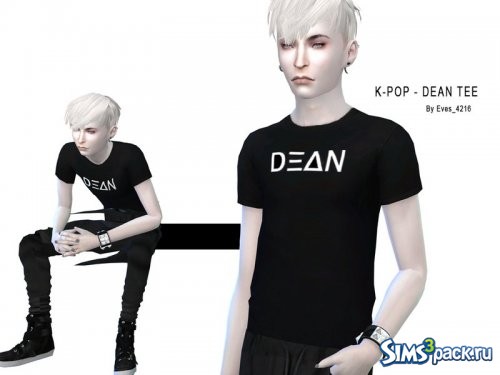 Футболка K-Pop DEAN от Eves_4216