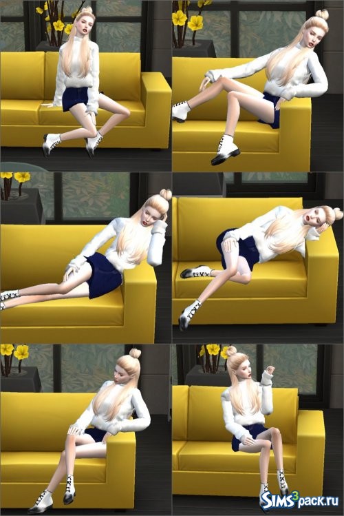 Позы для девушек "Poses with sofa"