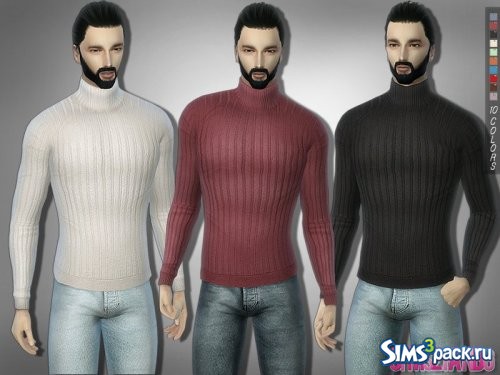 Свитер Chunky Ribbed от sims2fanbg