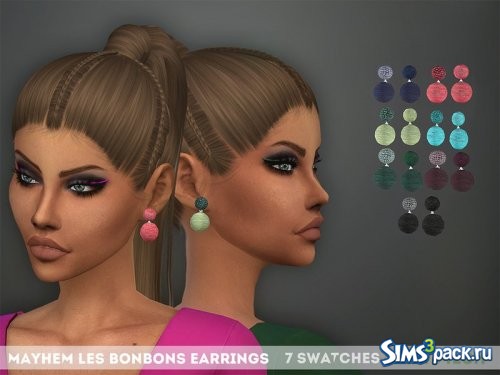 Серьги Les Bonbons от mayhem-sims