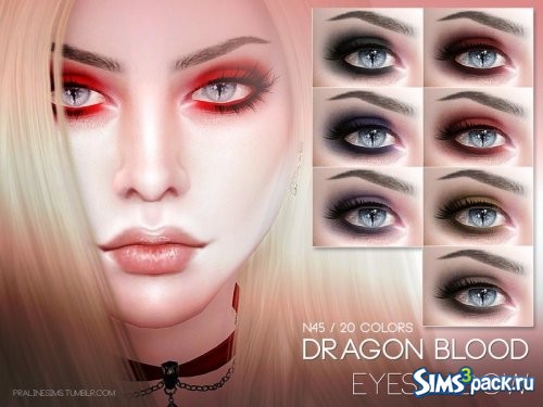 Тени для век Dragon Blood № 45 от Pralinesims