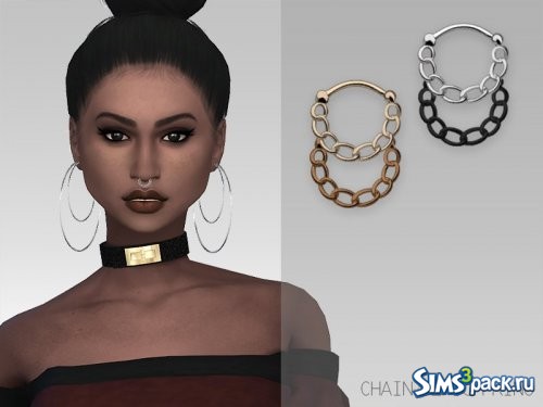 Пирсинг Chain Septum Ring