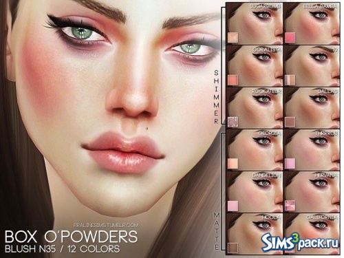 Румяна Box O Powder № 35 от Pralinesims