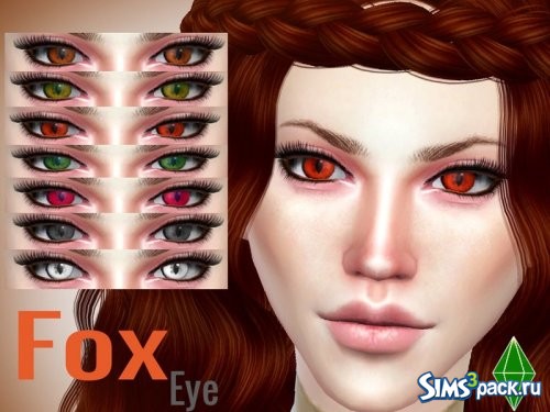 Линзы Fox от LJP-Sims