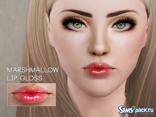 Блеск для губ Marshmallow от Pralinesims