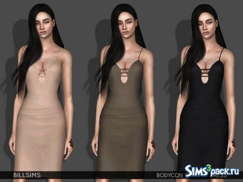 Платье Bodycon Strappy от Bill Sims