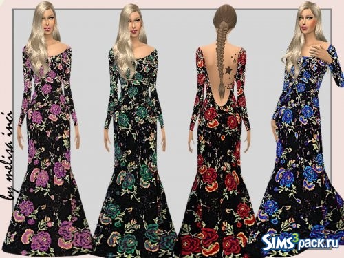 Вечернее платье Floral Mermaid от melisa inci