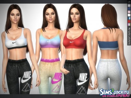 Спортивный топ Nike от sims2fanbg