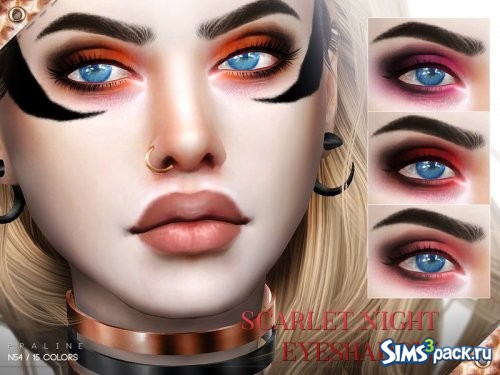 Тени для век Scarlet Night от Pralinesims