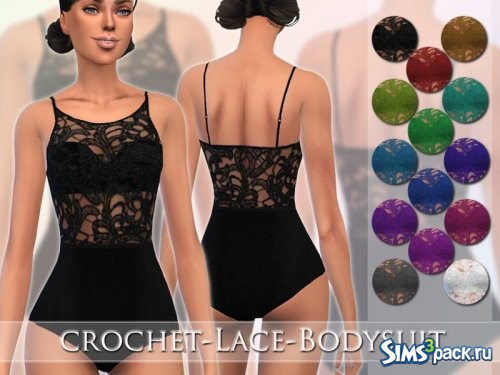 Боди Crochet Lace от Jaru Sims