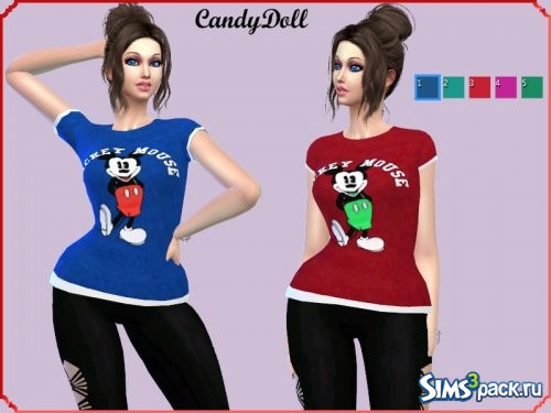 Футболка MickeyCute от CandyDolluk