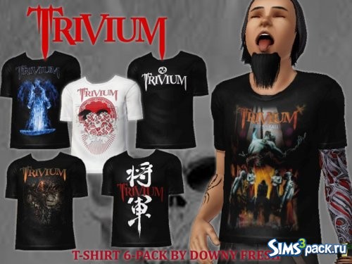 Футболки Trivium от Downy Fresh