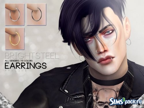 Серьги Brightsteel от Pralinesims