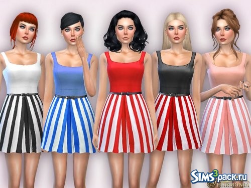 Платье Striped Skirt Satin от Harmonia