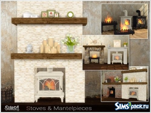 Сет Stoves and Mantelpieces