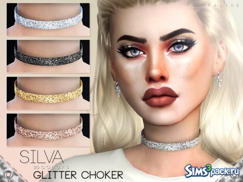 Чокер Silva Glitter от Pralinesims