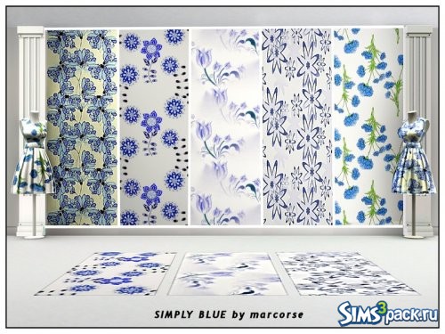 Текстуры Simply Blue от marcorse