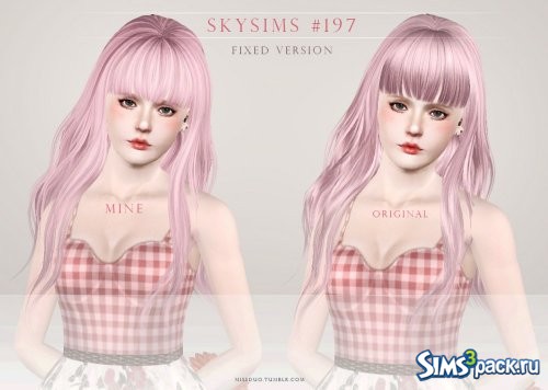 Ретекстура прически Skysims 197