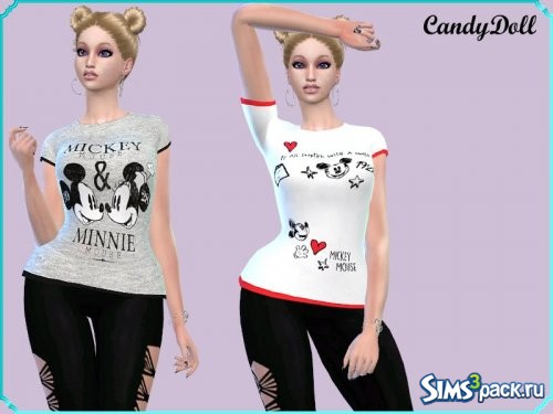 Футболка Minnie and Mickey от CandyDolluk