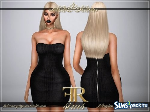 Платье Strapless Corset Bubble от FashionRoyaltySims