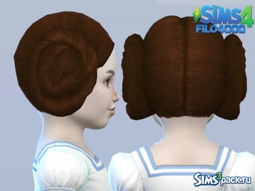 Прическа Leia Buns