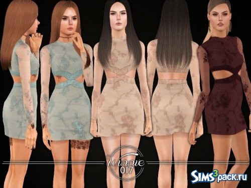 Платье Embellished Bodycon от winnie017