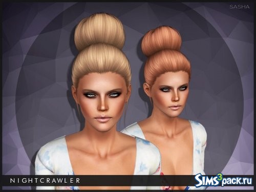 Прическа Sasha от Nightcrawler Sims