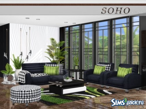 Гостиная Soho от NynaeveDesign