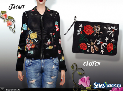 Коллекция одежды и аксессуаров EMBroidered от missfortunesims