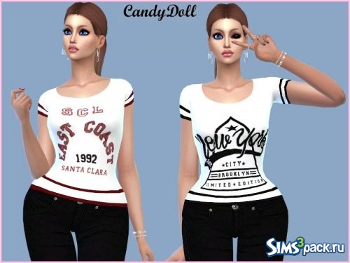 Футболки Sporty Baseball от CandyDolluk