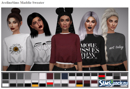 Свитер Maddie от AvelineSims