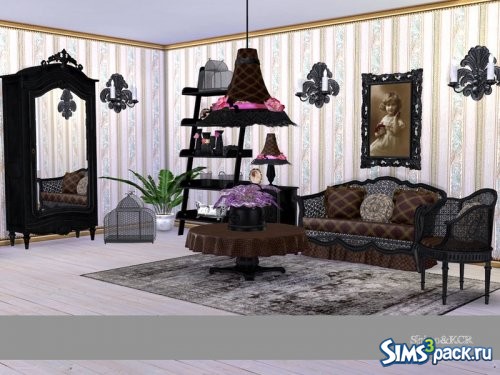 Гостиная Shabby Chic 