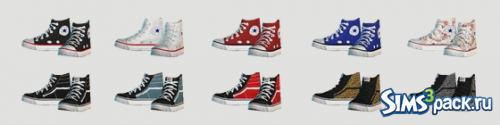 Детские кеды Converse + Vans 