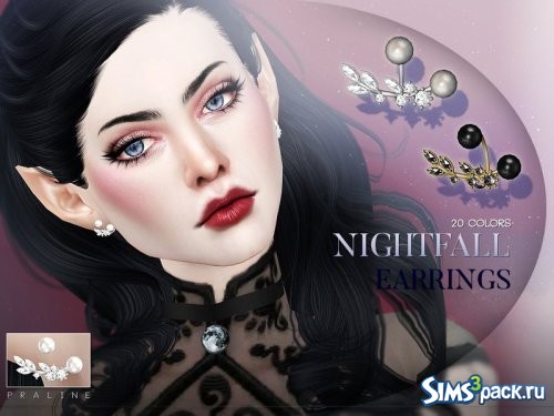 Серьги Nightfall от Pralinesims