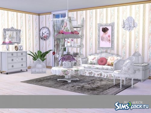 Гостиная Shabby Chic 