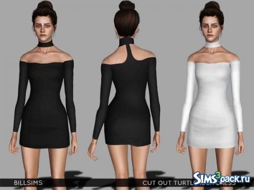 Платье Cut Out Turtleneck от Bill Sims